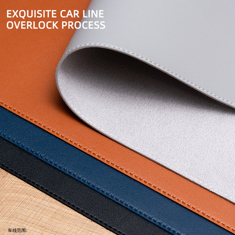 Waterproof Large Desk Pad Non Slip Pu Leather Multifunctional Desk Mouse Mat Pad Writing Pad Factory| PAIDU Manufacturer